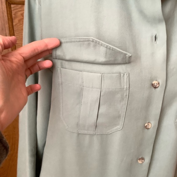 RD STYLE Penelope Cargo Pocket Shirt Dress in Lily Pad Size S - Picture 8 of 16